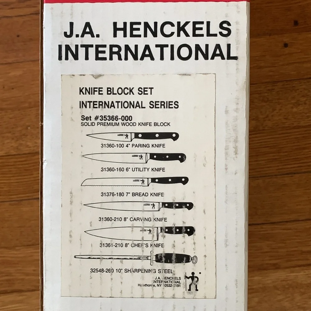 J. A. Henckels Knife Block Set International Series